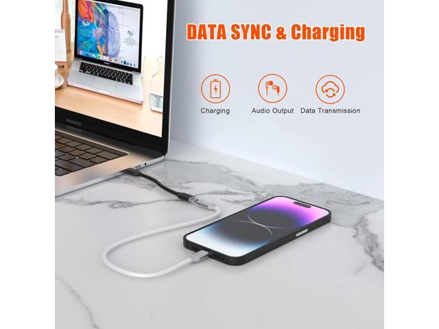 3.3FT iPhone Charging Extension Cable,Nylon Braided Lightning Extender Dock Cable Adapter for iPhone 14 Pro 13 Pro Max 12 11 X XR 8 7 6 Male to...