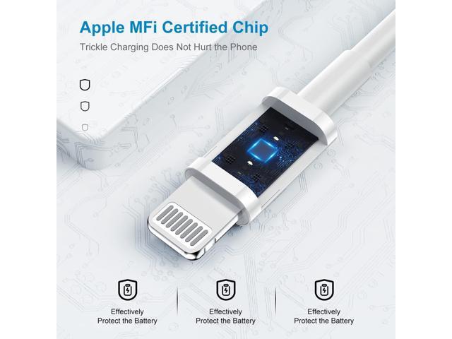 iPhone Charger Fast Charging 6ft CordApple MFi Certified USB C to Lightning Cable with 20W Fast Charger Block for iPhone 14 Pro Max/13 Plus/12...
