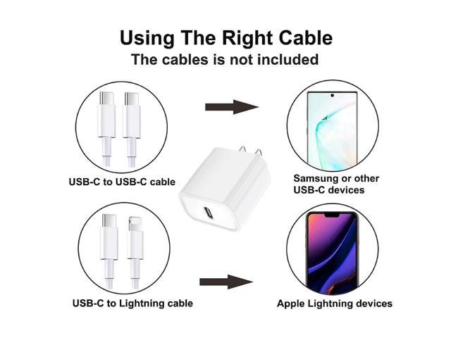 iPhone 15 14 13 Charger Block,20W PD USB C Charger iPhone Fast Charger Plug Type C Wall Charger,PD Durable USB-C Power Delivery Adapter Box...