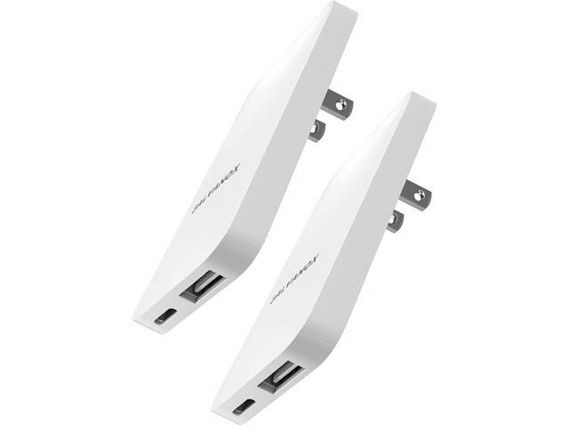 Type C Flat Wall Charger, Galvanox Ultra Slim (Multi-Port Power Adapter) for iPhone 12/13/14/15 iPhone 16 Pro/Max and Samsung Galaxy Models, 20W...