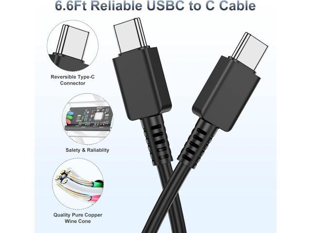 Super Fast Charger Type C, 2Pack 25W USB C Wall Charging Block Adapter and 6ft Android Phone Charger Cable for Samsung Galaxy S23...