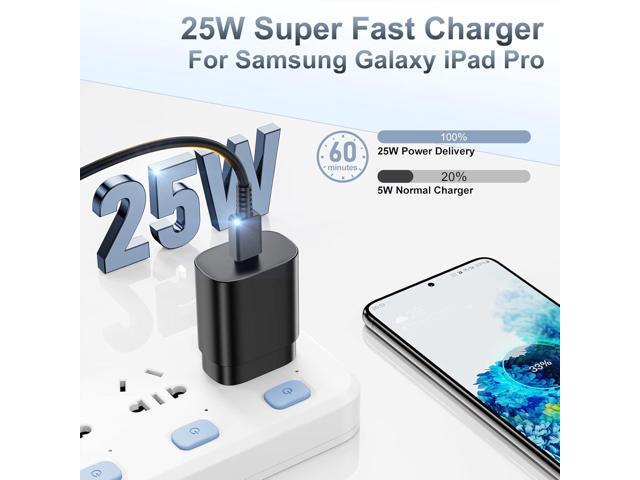 Super Fast Charger Type C, 2Pack 25W USB C Wall Charging Block Adapter and 6ft Android Phone Charger Cable for Samsung Galaxy S23...