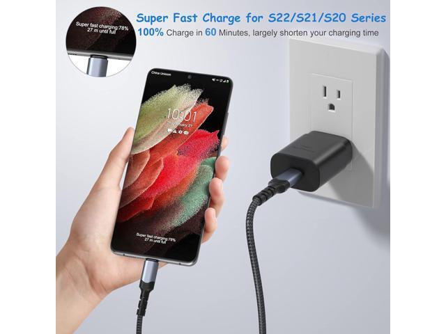 USB C Wall Charger Adapter, Costyle 3 Pack PD 25W Super Fast Charger Type C Charging Block For Samsung Galaxy S25/S24/S23/S22/S21/S20...