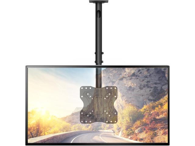 WALI TV Ceiling Mount Adjustable Bracket Fits Most LED, LCD, OLED and Plasma Flat Screen Display 23 to 43 Inch, up to 110 Lbs, Mounting Holes...