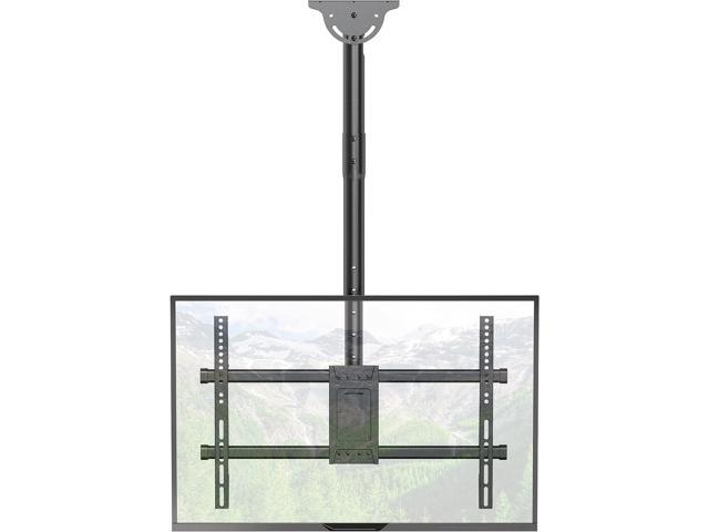 WALI Ceiling TV Mount, Full Motion Adjustable TV Mount Bracket Fits Most Ultrawide LED, LCD, OLED 4K TVs 37 to 70 inch, up to 110lbs, Mounting.