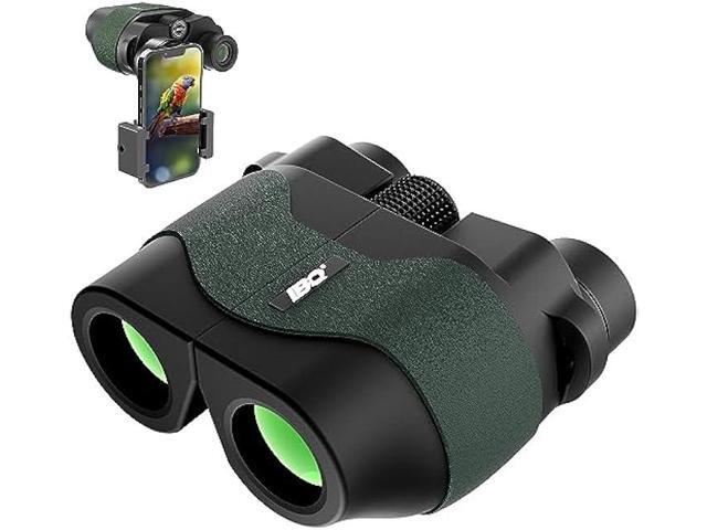 IBQ Binoculars for Adults,12x30 Binoculars with Upgraded Phone Adapter, Compact Binocular for Bird Watching,Small Binoculars for Kids,with Daily.