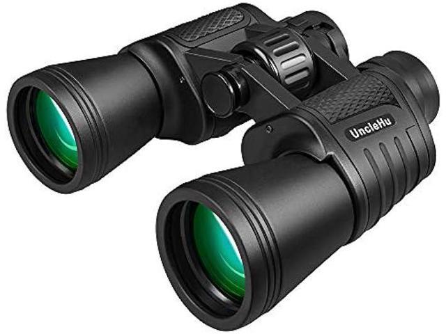 UncleHu 20x50 High Power Binoculars for Adults with Low Light Night Vision, Compact Waterproof Binoculars for Bird Watching Hunting Travel Football.