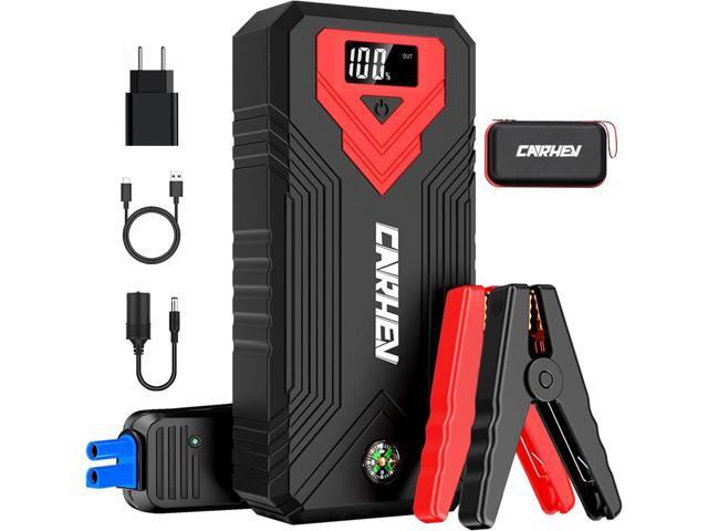 CARHEV Jump Starter, 3000A Peak 24000mAh Car Battery Jump Starter (up to 8.0L Gas and 8.0L Diesel Engine), 12V Jump Starter Battery Pack, Portable.