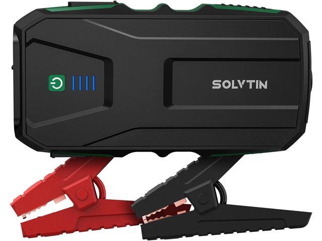 SOLVTIN S6 Jump Starter 1200A Car Starter for up to 7.5L Gas and 6.0L Diesel Engine 12V Battery Jump Starter with Smart Jumper Cables Portable.