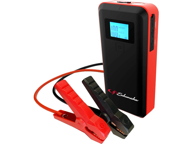 Schumacher SL1639 Lithium Portable Power Pack and 1000A 12V Jump Starter, for 8.0L Gas 6.0L Diesel Engines Jump Start Car, Motorcycle, and Boat ...