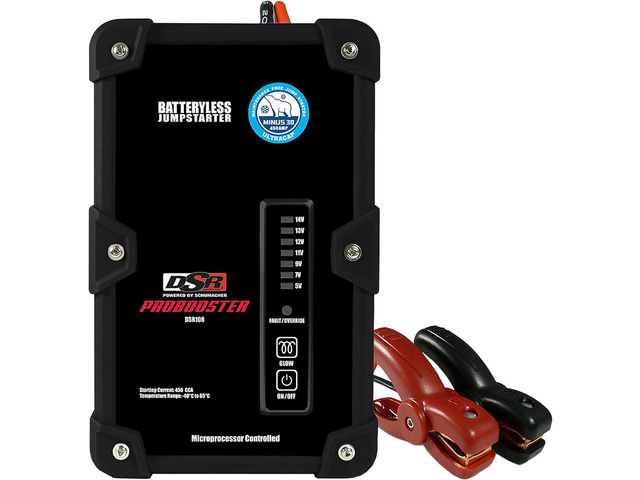 Schumacher DSR108 DSR ProSeries Batteryless Jump Starter - 12V, 450A for Gas and Diesel Engines