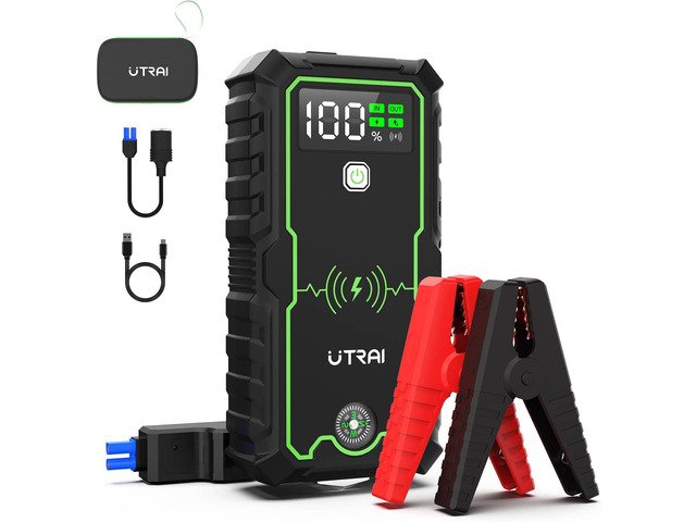 UTRAI 1-Pro Jump Starter,3600A Peak 27000mAh Jump Starter Battery Pack, 12V Jump Box for Car Battery up to All Gas or 8.5L Diesel Engine with 10w...