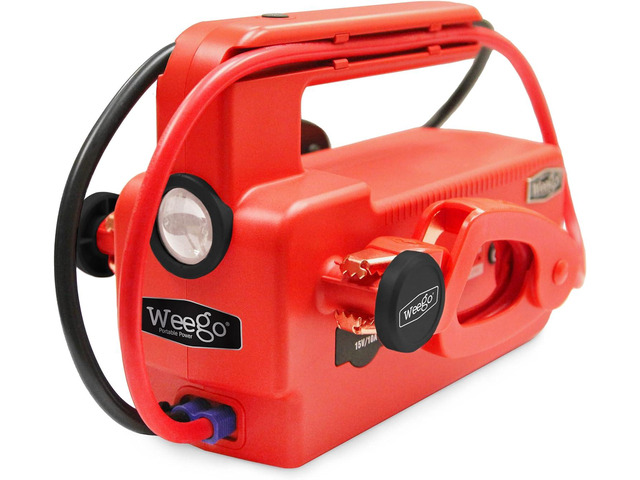 Weego 120 12-Volt Portable Lithium Jump Starter with Patented Smarty Clamps, 1200 Cranking / 5000 Peak Amps for All Gasoline and up to 15-Liter...