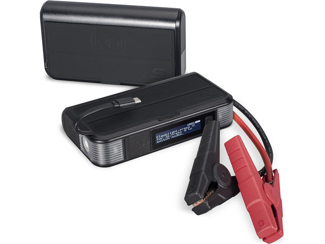 Type S Car Battery Jump Starter, 12V 400A 6.0L Gas 3.0L Diesel, 8000mAh Portable Power Bank and Jump Starters with Built-in USB C Type C Cable,...