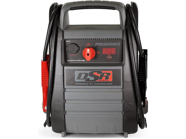 Schumacher DSR116 DSR ProSeries Rechargeable Pro Jump Starter - 12V - Works with Gas and Diesel Vehicles - Includes DC/USB Power for Charging...