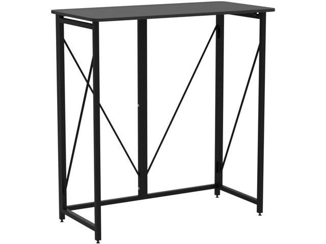 39.37' Folding Standing Desk, Small Laptop Stand Up Desk for Sitting or Standing, No Assembly Needed, Portable, Tall Foldable Desk for Home,...