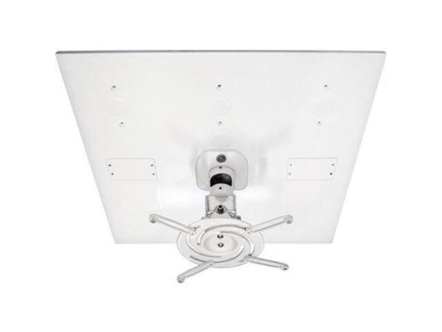 Amer Mounts AMRDCP100KIT Universal Drop Ceiling Projector Mount - Supports up to 30lb load, 360 degree rotation, 180 degree tilt