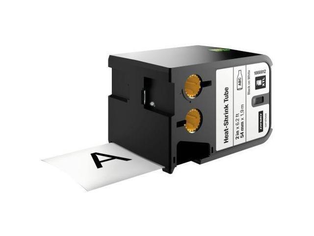 DYMO - XTL 1868812 Heat Shrink Tube Labels (54 mm) - Black on White - 2'