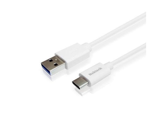 USB Type C Cable, Nekteck USB 3.1 USB-C to USB A Male 56k ohm resistor 3.3ft Data Charging Cord Reversible Design for LG G5/G6, Galaxy S8/ S8 Plus,...
