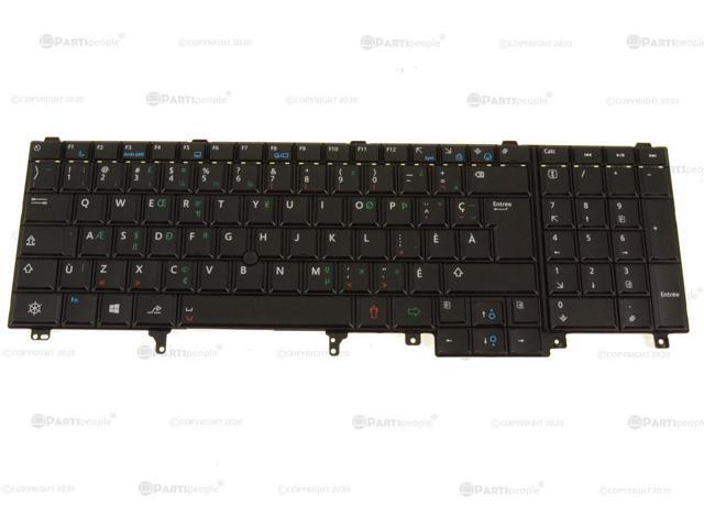 Dell NSK-DW4UC Latitude E6540 Precision M Series French Canadian Keyboard WGGDT 0WGGDT CN-0WGGDT