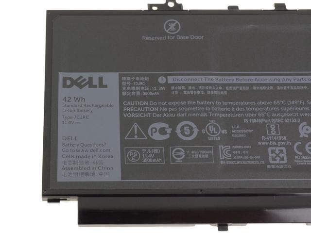 New Genuine Dell Latitude E7270 E7470 Battery 42Wh 7CJRC KNM09 21X15 TX283