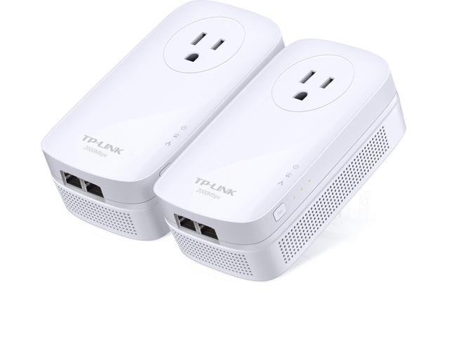 TP-Link Powerline Adapter AV2000 Mbps - Gigabit Port, Ethernet Over Power, Plug & Play, Power Saving, MU-MIMO, Noise Filtering(TL-PA9020P KIT)