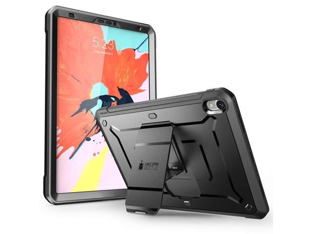 ipad pro 11 '' case 2018 release, supcase with built-in screen protector [ub pro series] kickstand full-body rugged protective