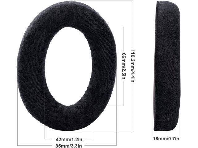 Replacement Ear Pads for Sennheiser HD515 HD555 HD595 HD598 HD558 PC360, Headphones Earpads Cushion with High Elastic Sponge Form