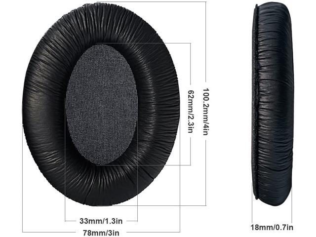 Replacement Ear Pads for Sennheiser HD201 HD201S HD180 HD419 429 HD439 HD418 428 438 448, AURTEC Headphones Earpads Cushion with Memory Form