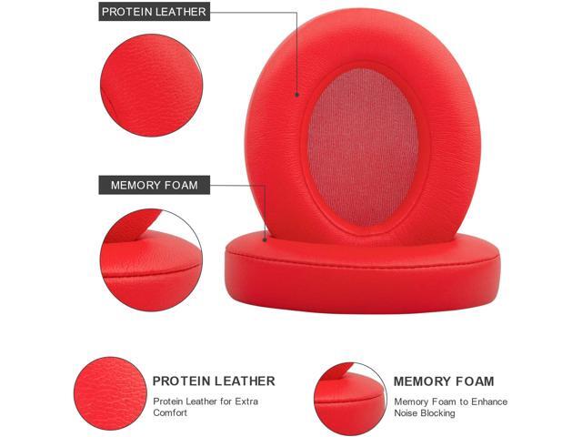 Upgraded Replacement Ear Pads for Beats Solo 3 Headphones Made Earpads Beats Solo 2 & 3 Wireless ON-Ear Headphones - Cloud Like Comfort - Extra...