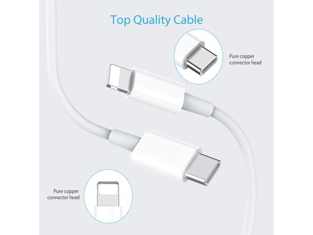 Newer 2022 iPhone Fast Charger 1Pack 20W PD Wall Charger with 3FT USB C iPhone Cables Fast Charging Adapter for iPhone 13/13 Mini/13 Pro/13 Pro...
