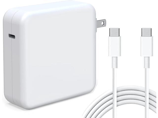 96W USB C Power Adapter, Compatible with MacBook Pro Charger 13 15 16 inch 2020 2019 2018 Works with USB C 96W 87W PD Power Charger, Included USB-C...