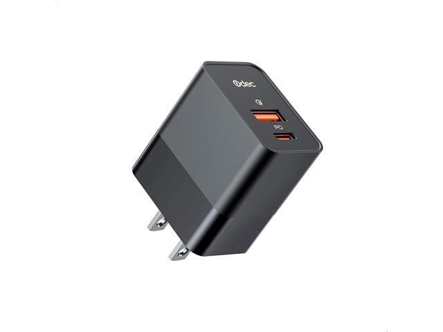 USB C Charger 20W 2 Port for iPhone Fast Charger Type C Charger with 20W PD3.0, 18W QC 3.0 PD Charger USB C Wall Charger Adapter for Apple iPhone...