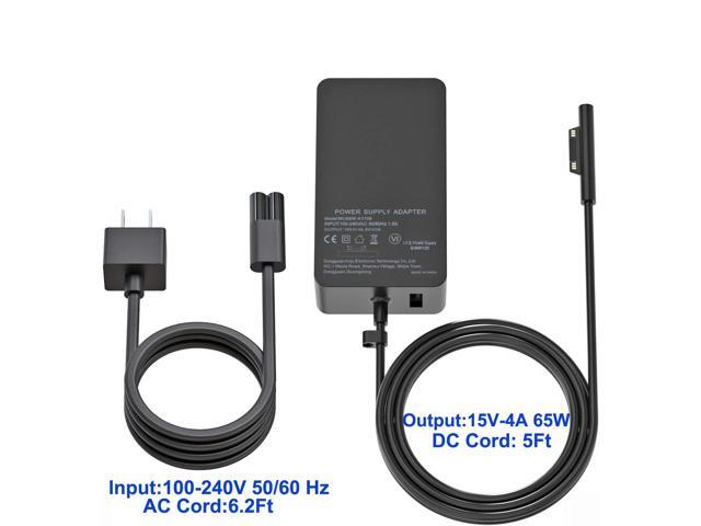 Surface Pro Surface Laptop Charger 65W Power Adapter Compatible with Microsoft Surface Pro X Pro 7 Pro 6 Pro 5 Pro 4 Pro 3 Surface Laptop 1 2 3...
