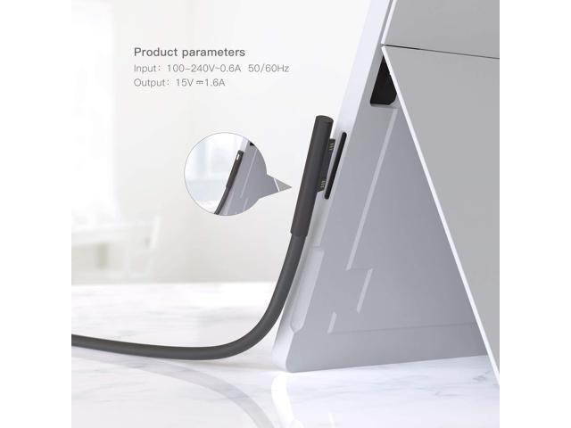 Surface Go Charger, 24W 15V 1.6A Surface Charger Wall Power Supply Compatible with Microsoft Surface Go Surface Pro 6/ Pro 5/ Pro 4/ Pro 3, Surface...