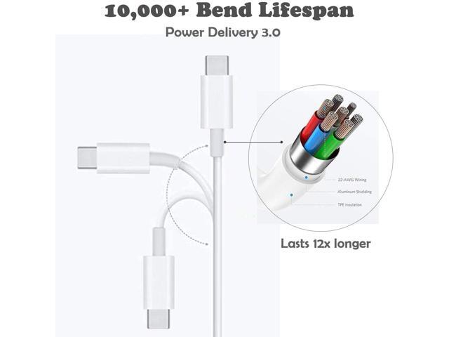87W USB C Power Adapter, Mac Book Pro Charger Computer Adapter Charger Compatible with MacBook Pro 15 Inch 13 Inch 2018 2019 2020 with USB C to USB...