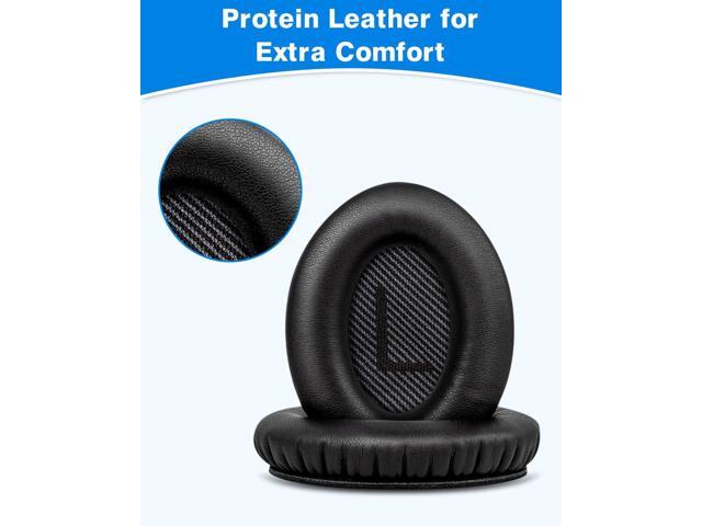 Ear Pads for Bose Quiet Comfort 35 Soft Protein Leather Replacement Earpads Ear Cushions for Bose QC 35/25 / 15 QC2 / Ae2 / Ae2i / Ae2W / Sound...