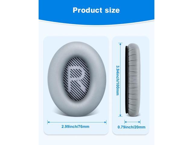 Ear Pads for Bose Quiet Comfort 35 Soft Protein Leather Replacement Earpads Ear Cushions Ear Pad for Bose QC 35/25 / 15 QC2 / Ae2 / Ae2i / Ae2W /...