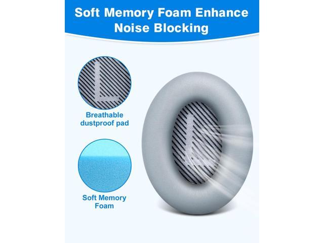 Ear Pads for Bose Quiet Comfort 35 Soft Protein Leather Replacement Earpads Ear Cushions Ear Pad for Bose QC 35/25 / 15 QC2 / Ae2 / Ae2i / Ae2W /...