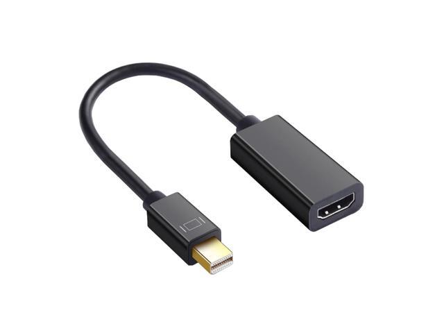 Mini DisplayPort to HDMI, Mini DP(Thunderbolt Compatible) to HDMI 4K Adapter Gold-Plated Cord for MacBook Pro, MacBook Air, Mac Mini, Microsoft...