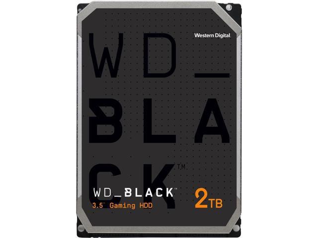 Western Digital 2TB WD Black Performance Internal Hard Drive HDD - 7200 RPM, SATA 6 Gb/s, 64 MB Cache, 3.5' - WD2003FZEX