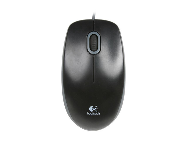 Logitech MK120 Wired USB Keyboard and Mouse - Black