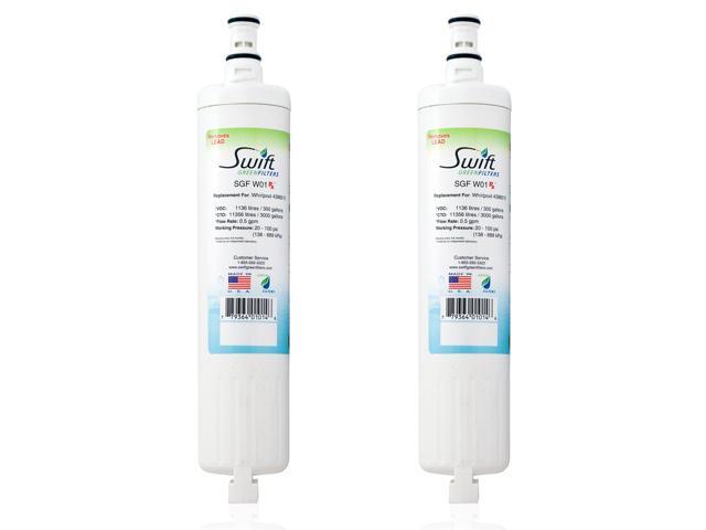 Swift Green Filters SGF-W01 Rx Compatible for 4396508,4396510,EDR5RXD1,46-9010 Pharmaceuticals Refrigerator water Filter (2 Pack),Made in USA