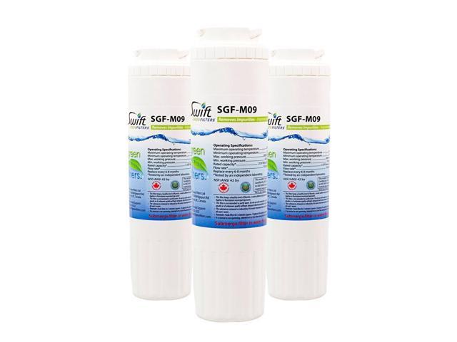 Swift Green Filters SGF-M9 Compatible Refrigerator Water Filter for UKF8001, EDR4RXD1, FILTER 4, EFF-6007A, 46-9005, 46-9006, CLCH101, Made in USA