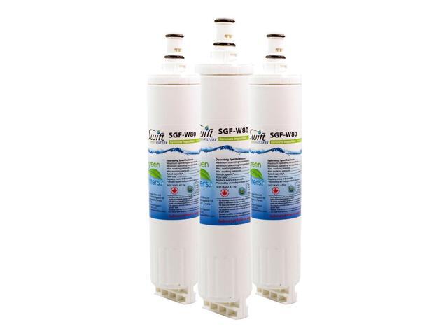 Swift Green Filters SGF-W80 Compatible Refrigerator Water Filter for 4396508, 4396510, EDR5RXD1, FILTER 5, Made in USA