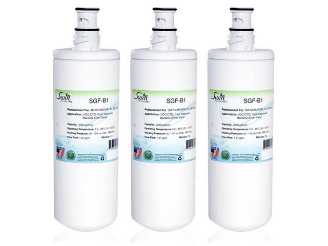Swift Green Filters SGF-B1 Compatible Commercial Water Filter for 3M/RV MARINE, B1, 5615409, Made in USA