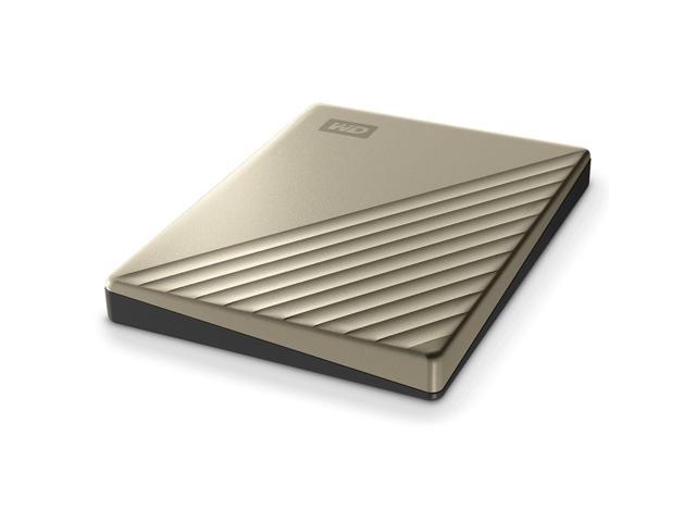 WD 4TB My Passport Ultra Portable Storage External Hard Drive USB-C Gold WDBFTM0040BGD-CESN