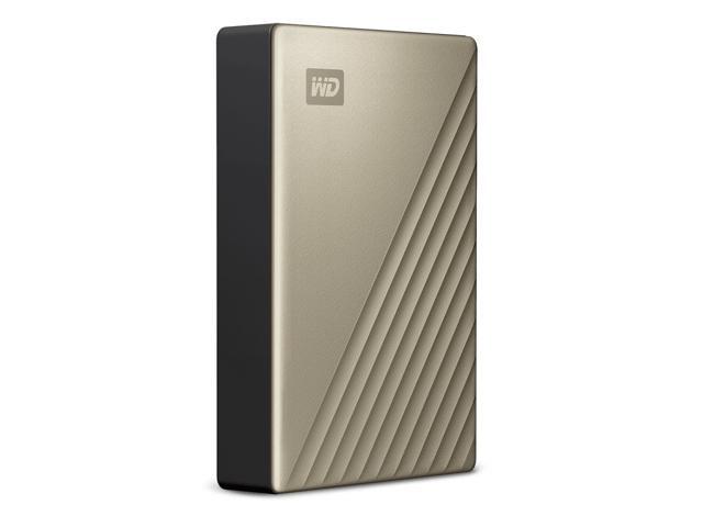 WD 4TB My Passport Ultra Portable Storage External Hard Drive USB-C Gold WDBFTM0040BGD-CESN