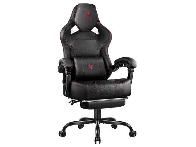 VITESSE Big and Tall Gaming Chair 300lb Weight Capacity with Footrest, Ergonomic Video Game Chair for Adults with Oversized Headrest and Lumbar...
