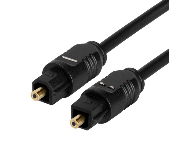 Cmple - Optical Audio Cable 25ft - Slim Fiber Optic Cable Ultra-Thin Gold Plated Toslink Cable Digital S/PDIF Audio For Soundbar Av Receivers, TV...